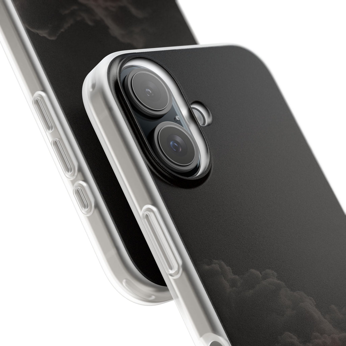Crimson Fog Void · Lite Phone Case for iPhone ·  Black