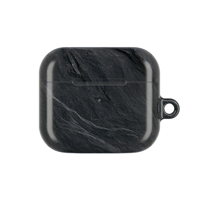 Dark Slate Strata · Hard Case for AirPods & AirPods Pro · Black