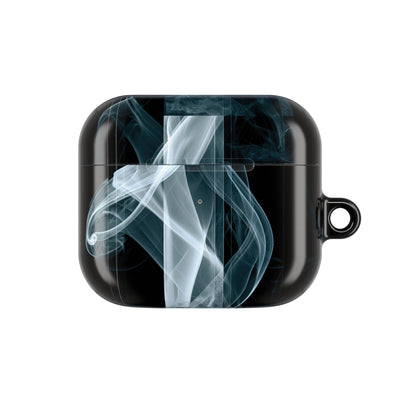 Fractured Smoke · Hard Case for AirPods & AirPods Pro · Black