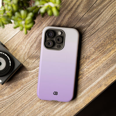 Purple Tough Phone Case for iPhone - Frosted Lavender Fade