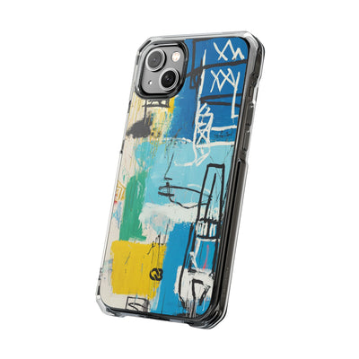 Azure Urban Scribble · Impact Custodia per iPhone · Magsafe