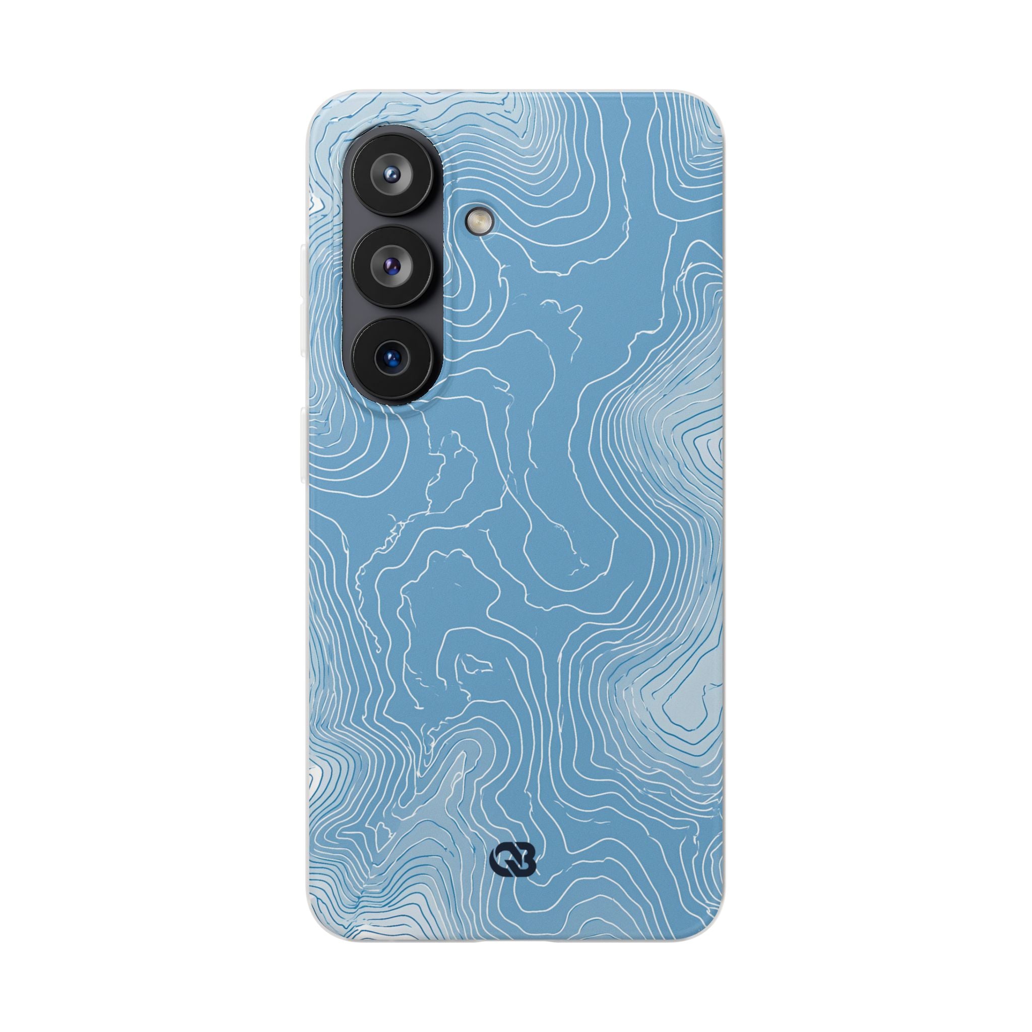 Blue Lite Phone Case for Samsung - Glacial Ridge Topo