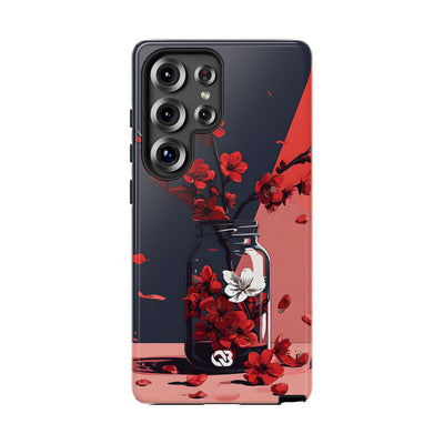 Crimson Blossom Jar · Tough Telefoncover til Samsung
