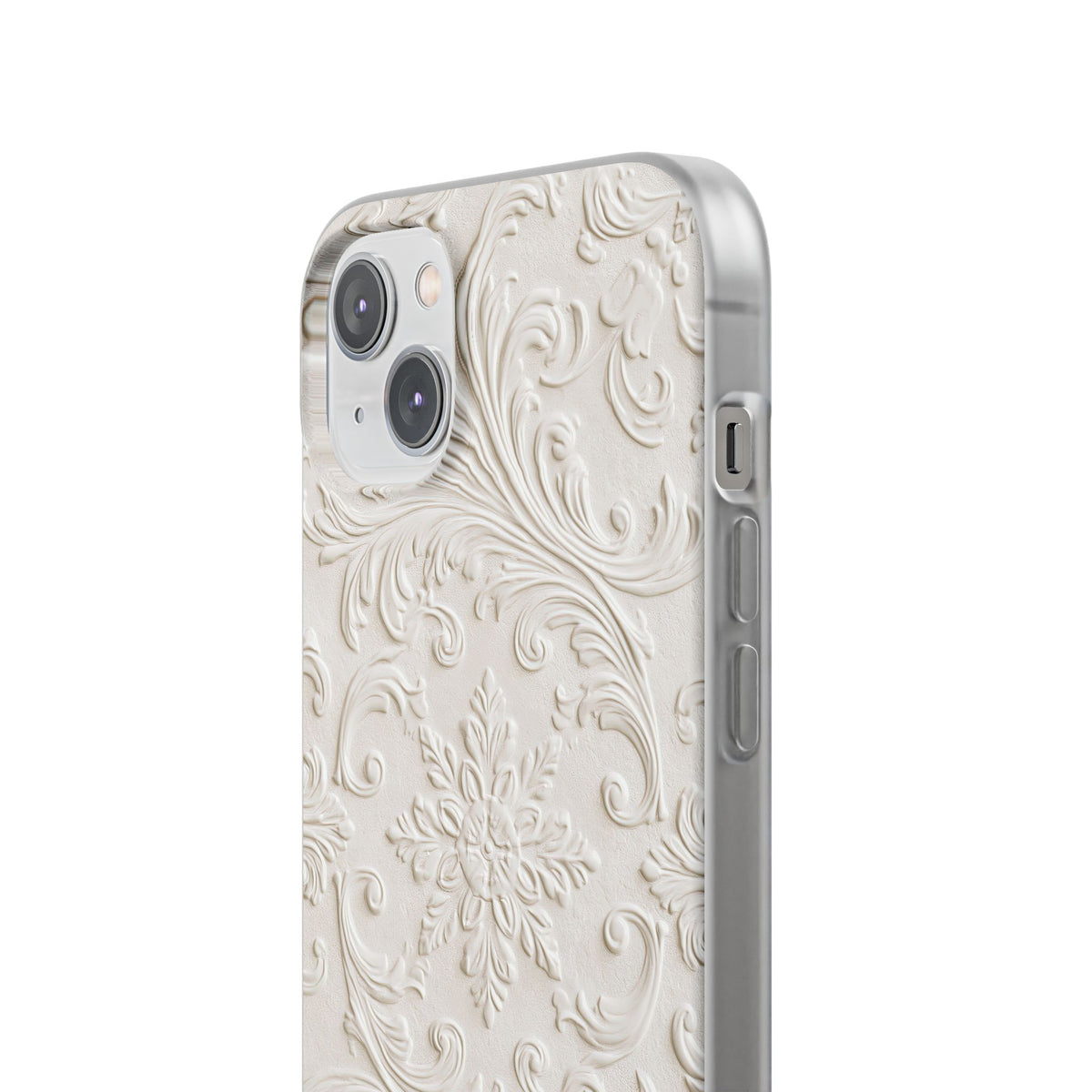 Sculpted Acanthus Relief · Lite Phone Case for iPhone ·  White
