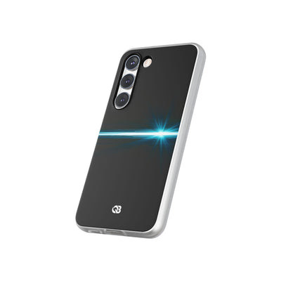 Blue Lite Phone Case for Samsung - Electric Cyan Ray