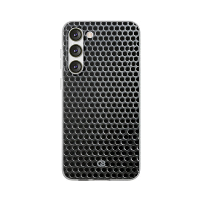 Silver Lite Phone Case for Samsung - Brutalist Steel Mesh