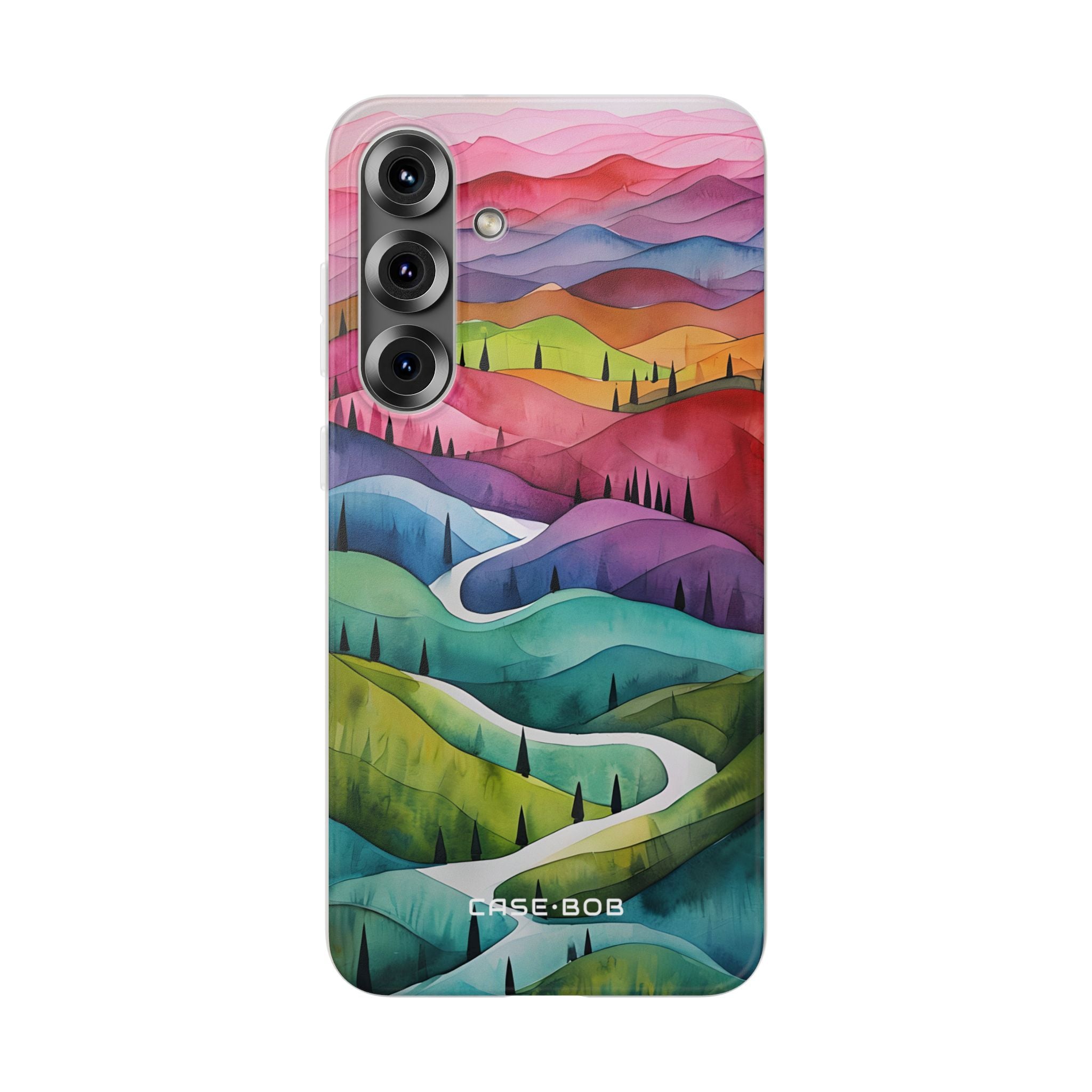 White Path Hills Samsung S25 Plus Case - Soft