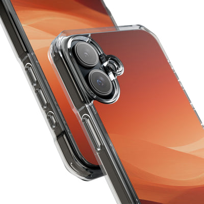 Orange Impact MagSafe Phone Case for iPhone - Crimson Dune Gradient