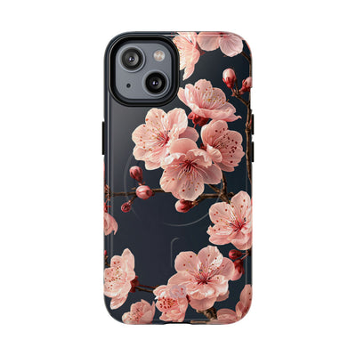 Midnight Sakura Bloom · Tough 2.0 Magnetic Phone Case for iPhone · Pink