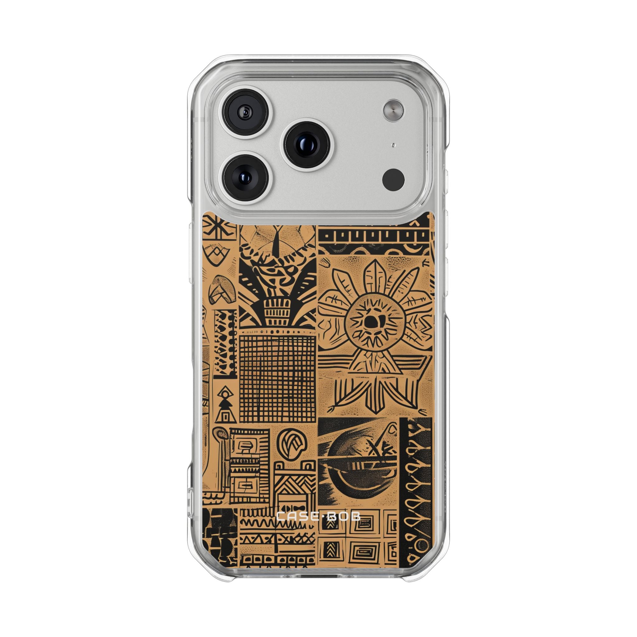 Tribal Grid iPhone 17 Pro Case - Impact