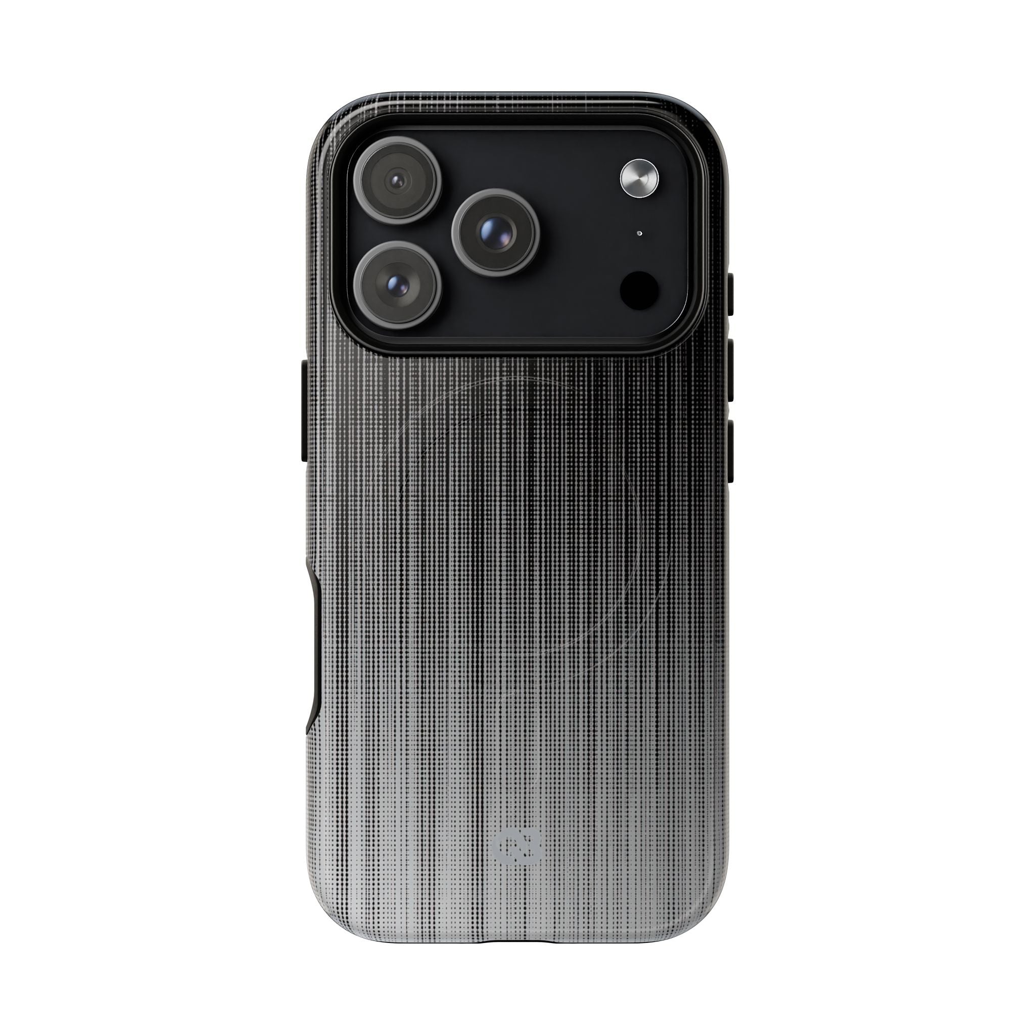Grey Tough 2.0 Magsafe Phone Case for iPhone - Static Vertical Dither