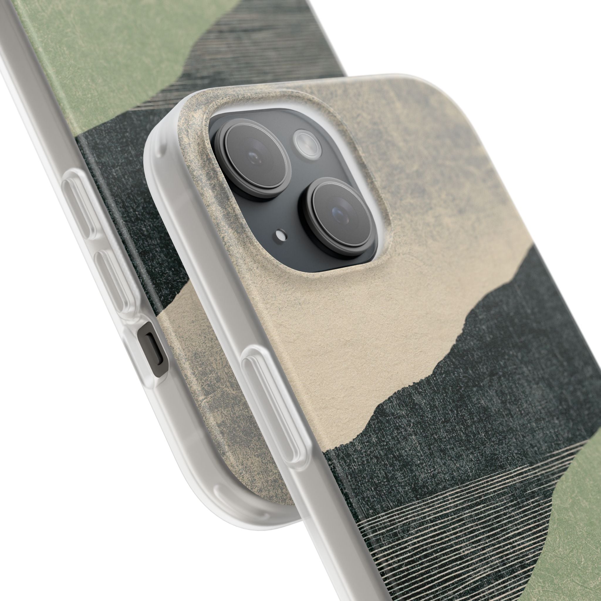 Green Lite Phone Case for iPhone - Moss Ridge Grain