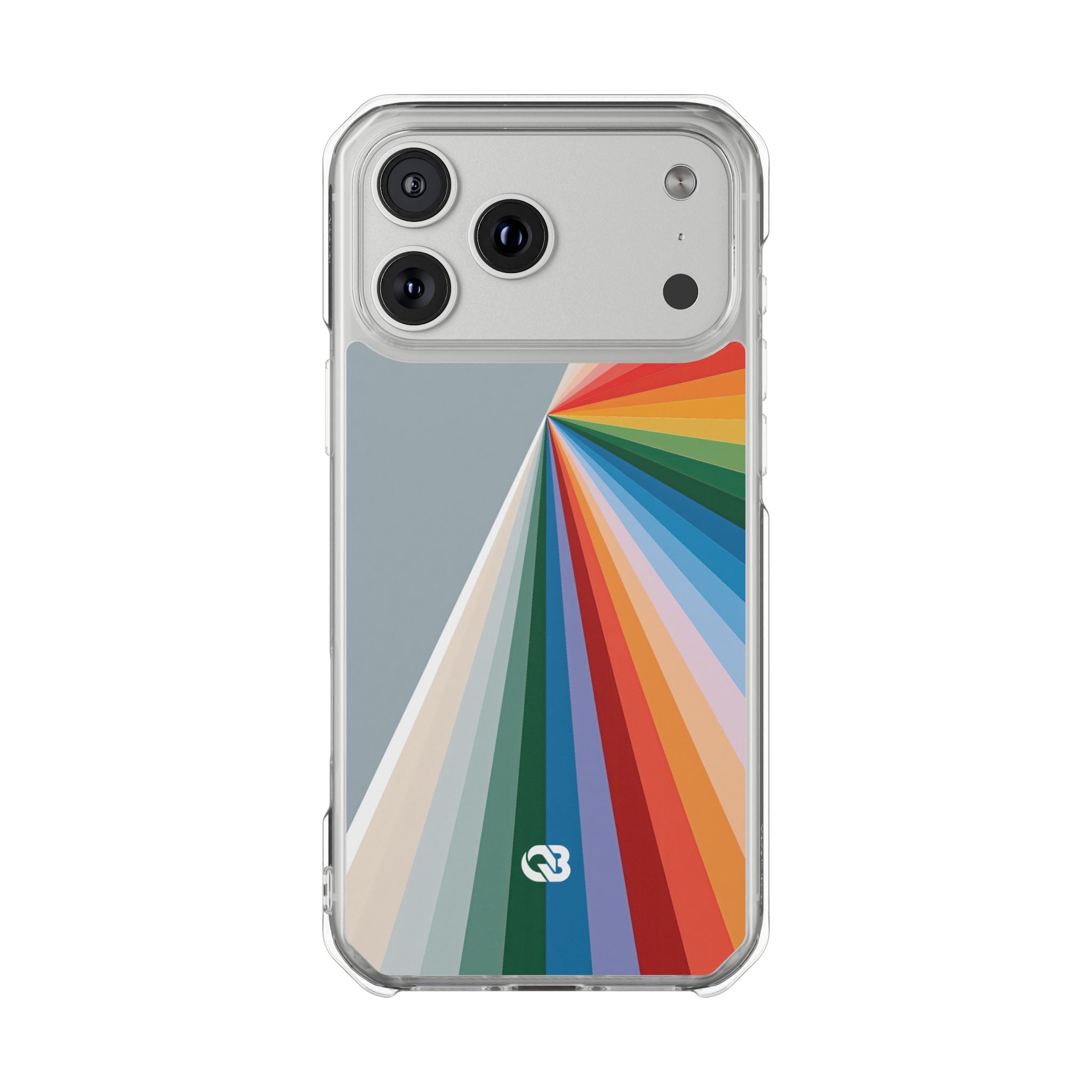 Grey Impact MagSafe Phone Case for iPhone - Slate Prism Burst