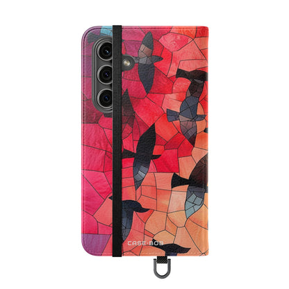 Stained Glass Birds - Samsung S24 Case - Wallet