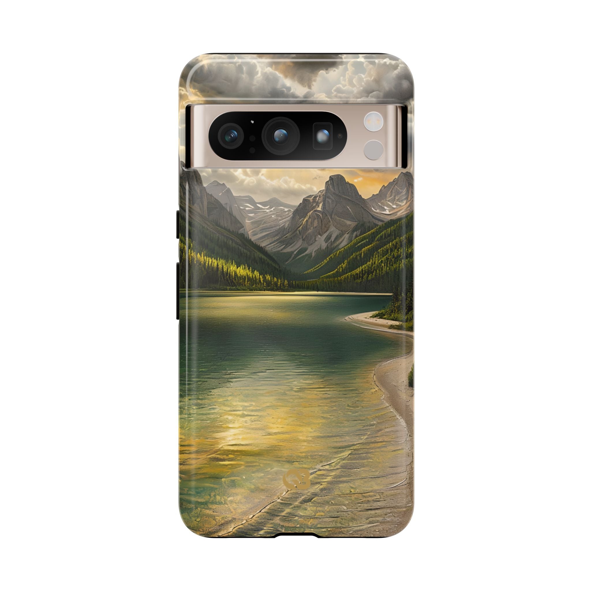 Gilded Mountain Lake · Tough Hoesje voor Google Pixel