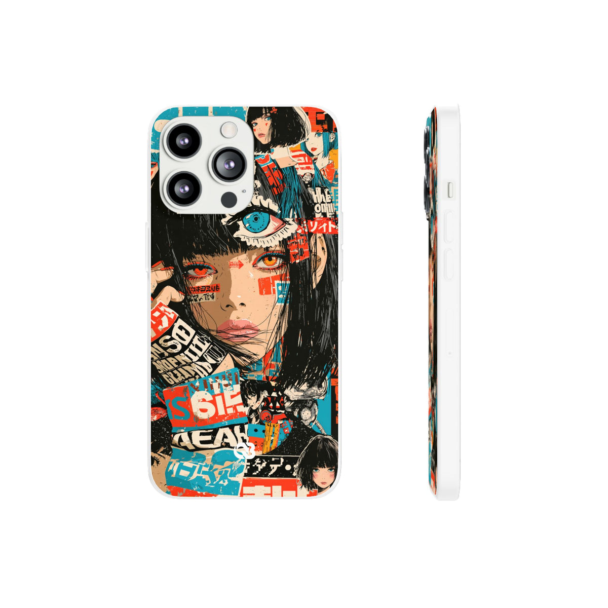 Shibuya Street Collage · Lite Phone Case for iPhone ·  Red