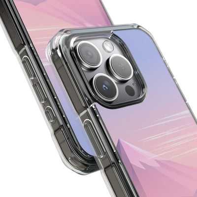 Purple Impact MagSafe Phone Case for iPhone - Lavender Alpine Dawn