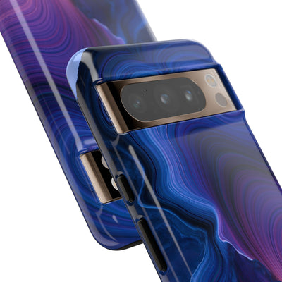 Radiant Strata · Tough Phone Case for Pixel ·  Blue