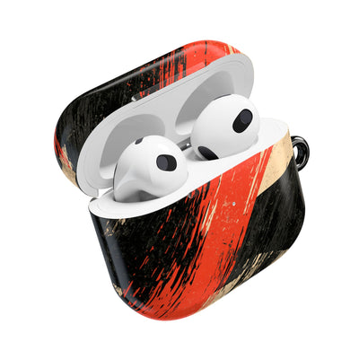 Urban Slash Camo · Hard Case for AirPods & AirPods Pro · Black