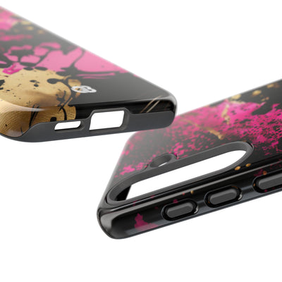 Magenta Liquid Gold · Tough Fundas para teléfono para Samsung