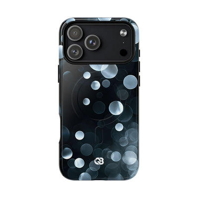 Black Tough 2.0 Magsafe Phone Case for iPhone - Silver Orbit Glow