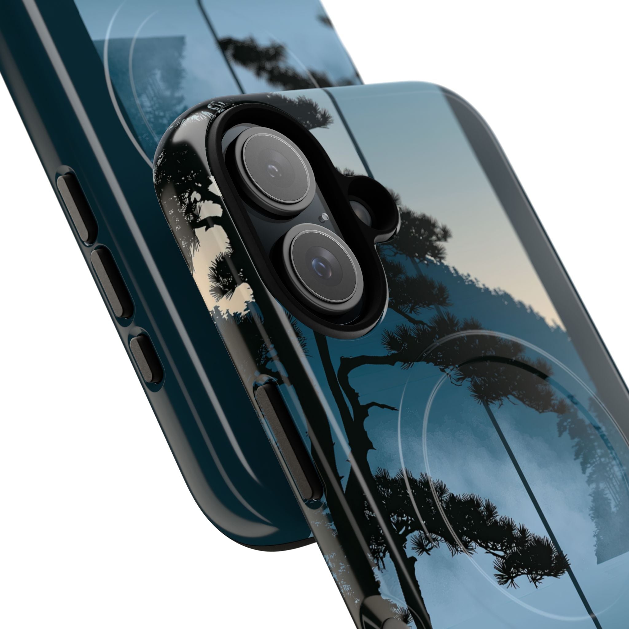 Blue Tough 2.0 Magsafe Phone Case for iPhone - Kyoto Mist Pine