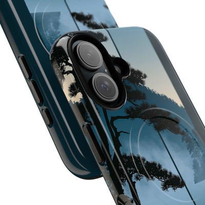 Blue Tough 2.0 Magsafe Phone Case for iPhone - Kyoto Mist Pine