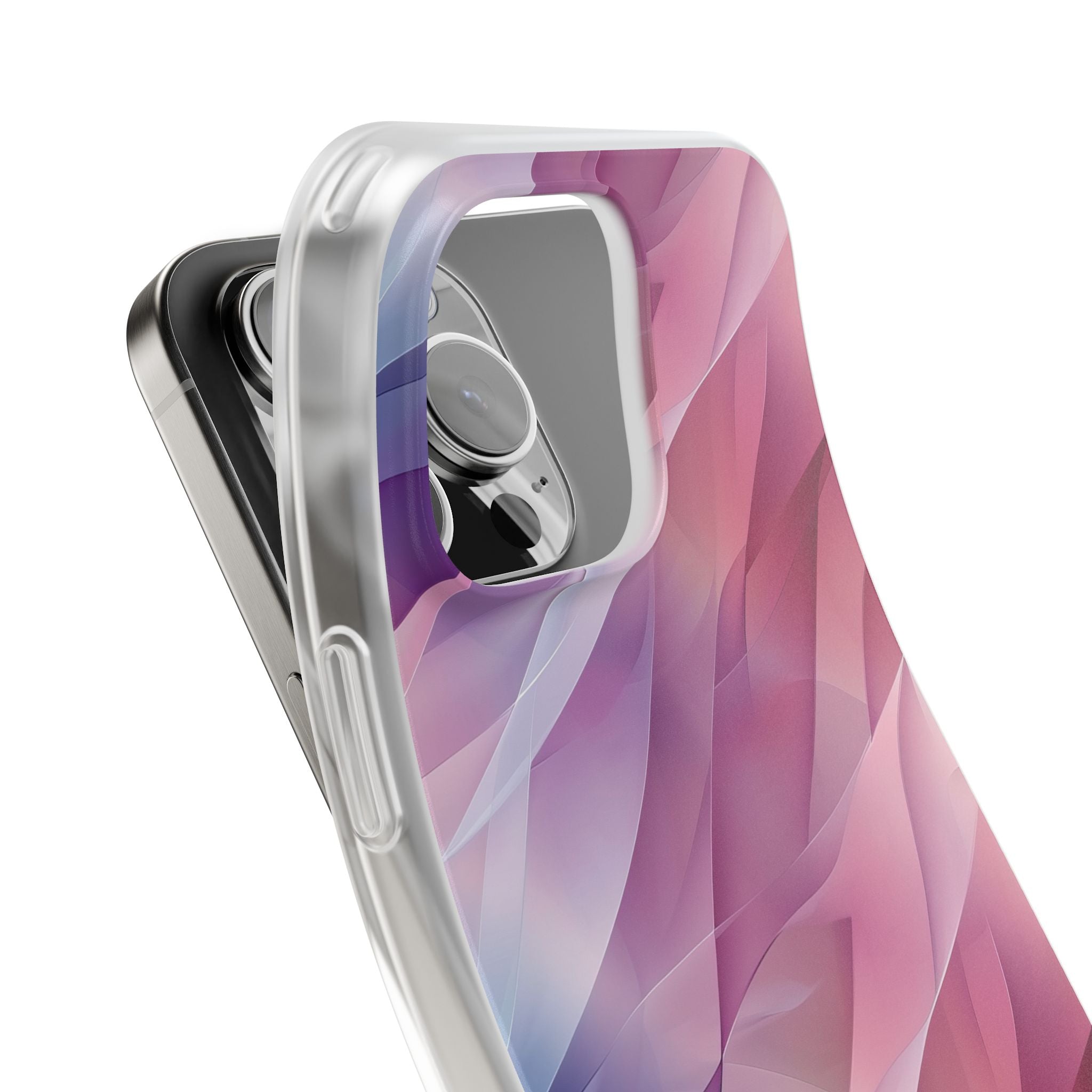 Pink Wave iPhone 16 Pro Max Case - Soft