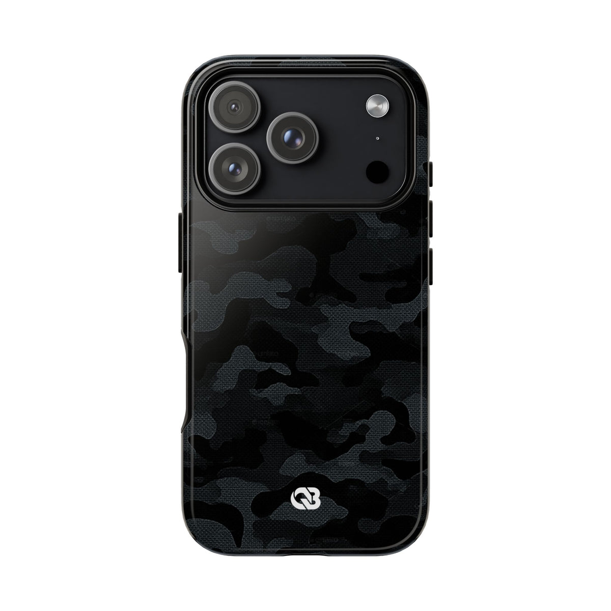 Blackout Urban Camo · Tough Phone Case for iPhone · Black