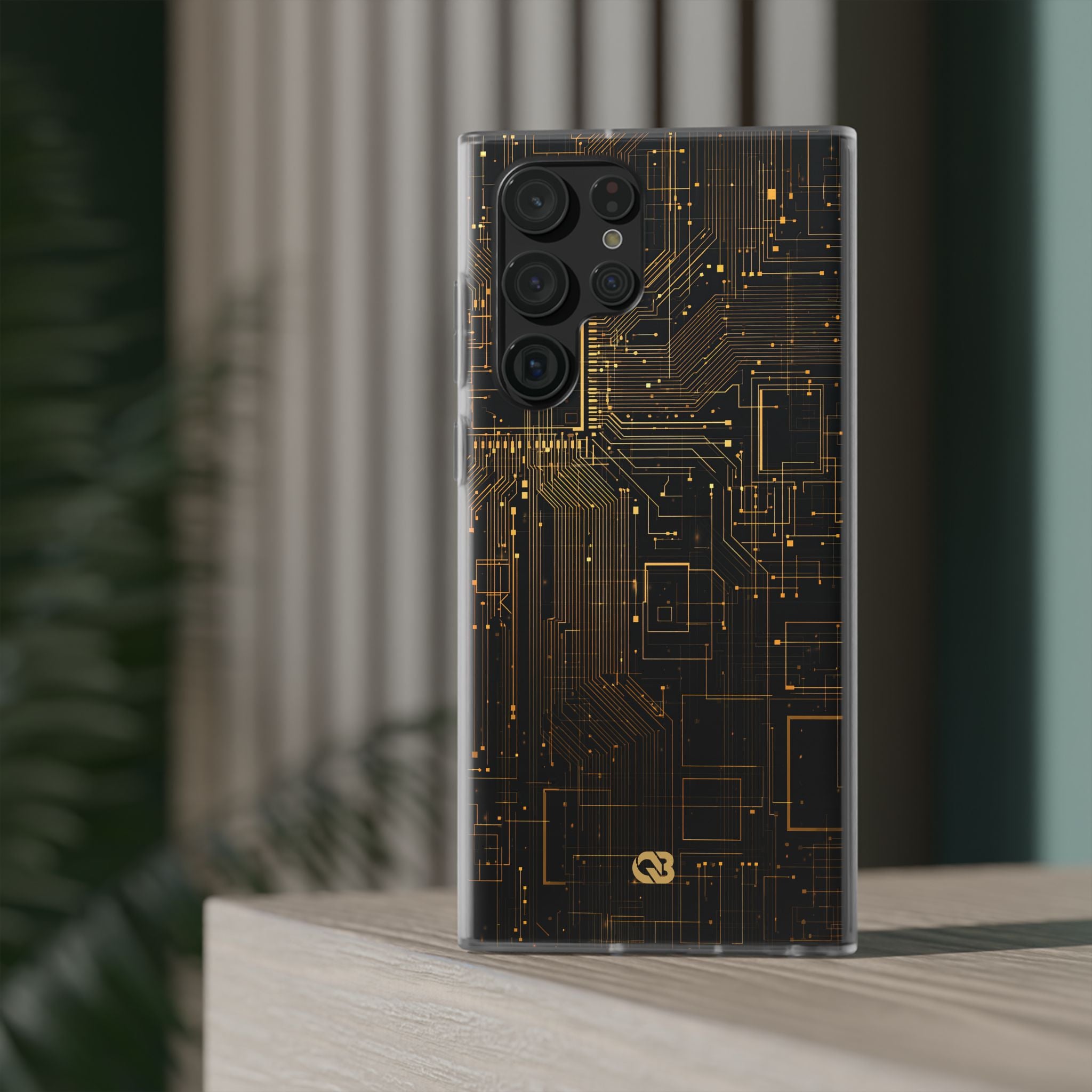 Gold Lite Phone Case for Samsung - Amber Core Mainframe
