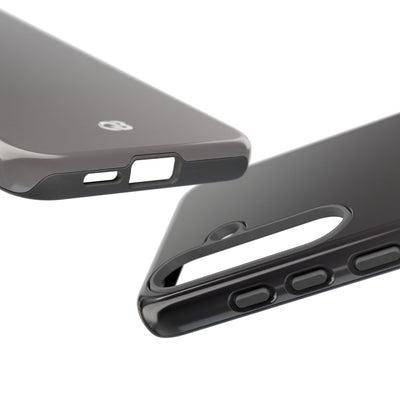 Grey Tough Phone Case for Samsung - Obsidian Ash Fade