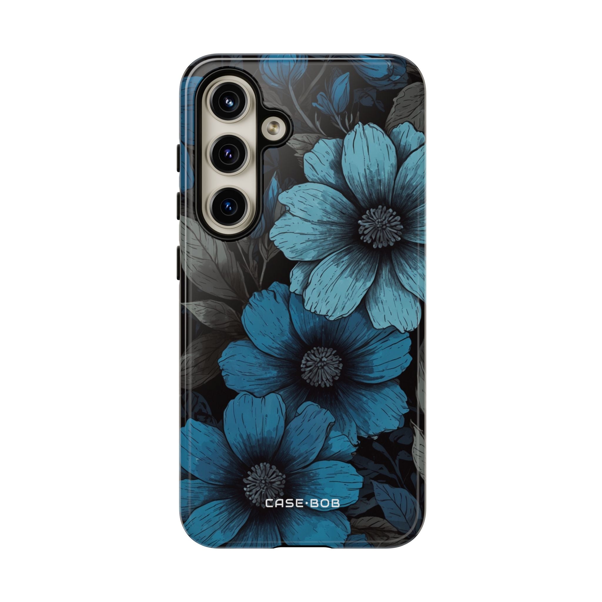 Blue Petal Radiance Samsung S24 Case - Tough