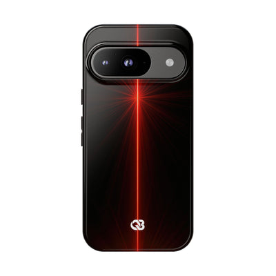 Red Tough Phone Case for Google Pixel - Crimson Flare Vector