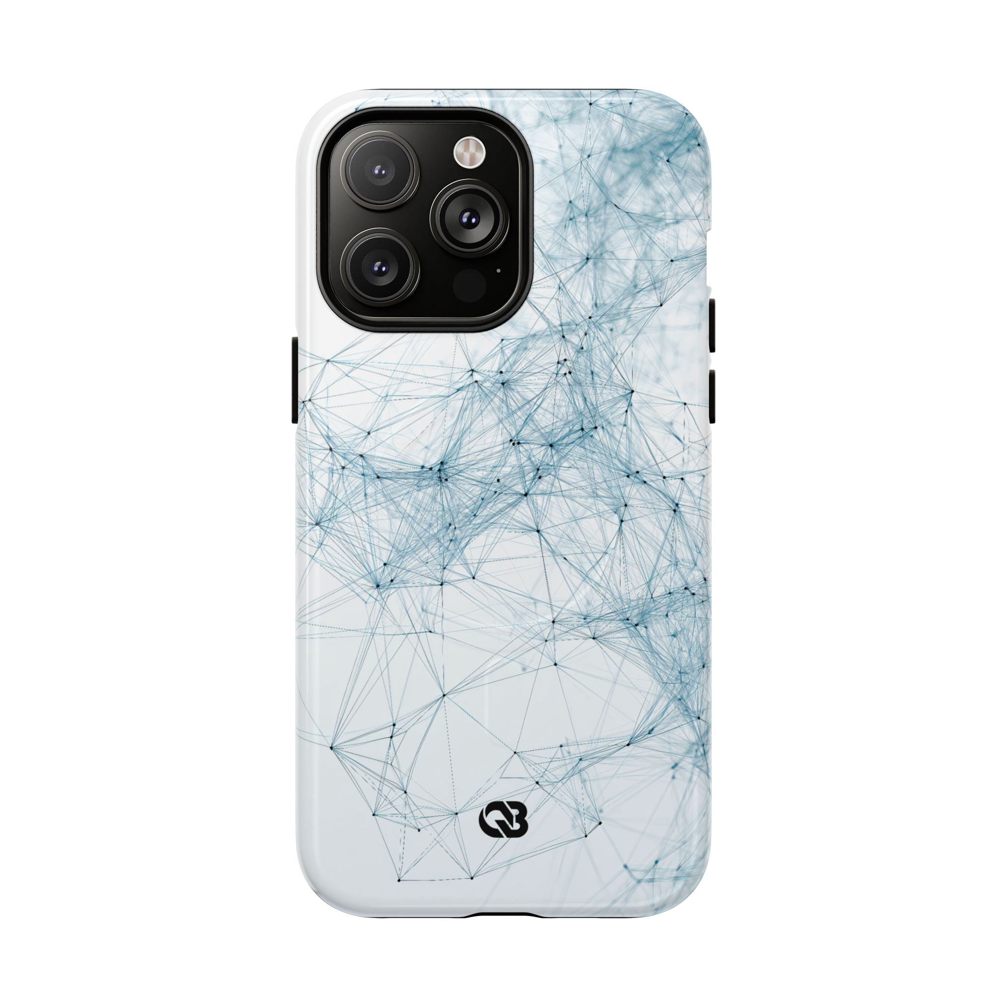 Blue Tough 2.0 Magsafe Phone Case for iPhone - Glacial Neural Web