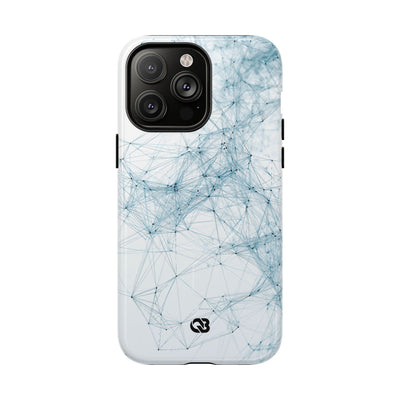 Blue Tough 2.0 Magsafe Phone Case for iPhone - Glacial Neural Web