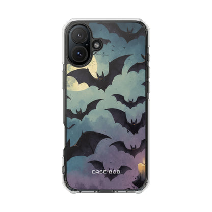 Glowing Bat Swarm iPhone 16 Plus Case - Impact