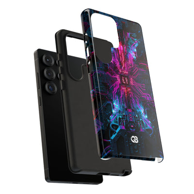 Neural Circuit Core · Tough Phone Case for Samsung · Black