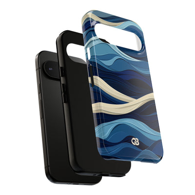 Cobalt Coast Layers · Tough Phone Case for Google Pixel