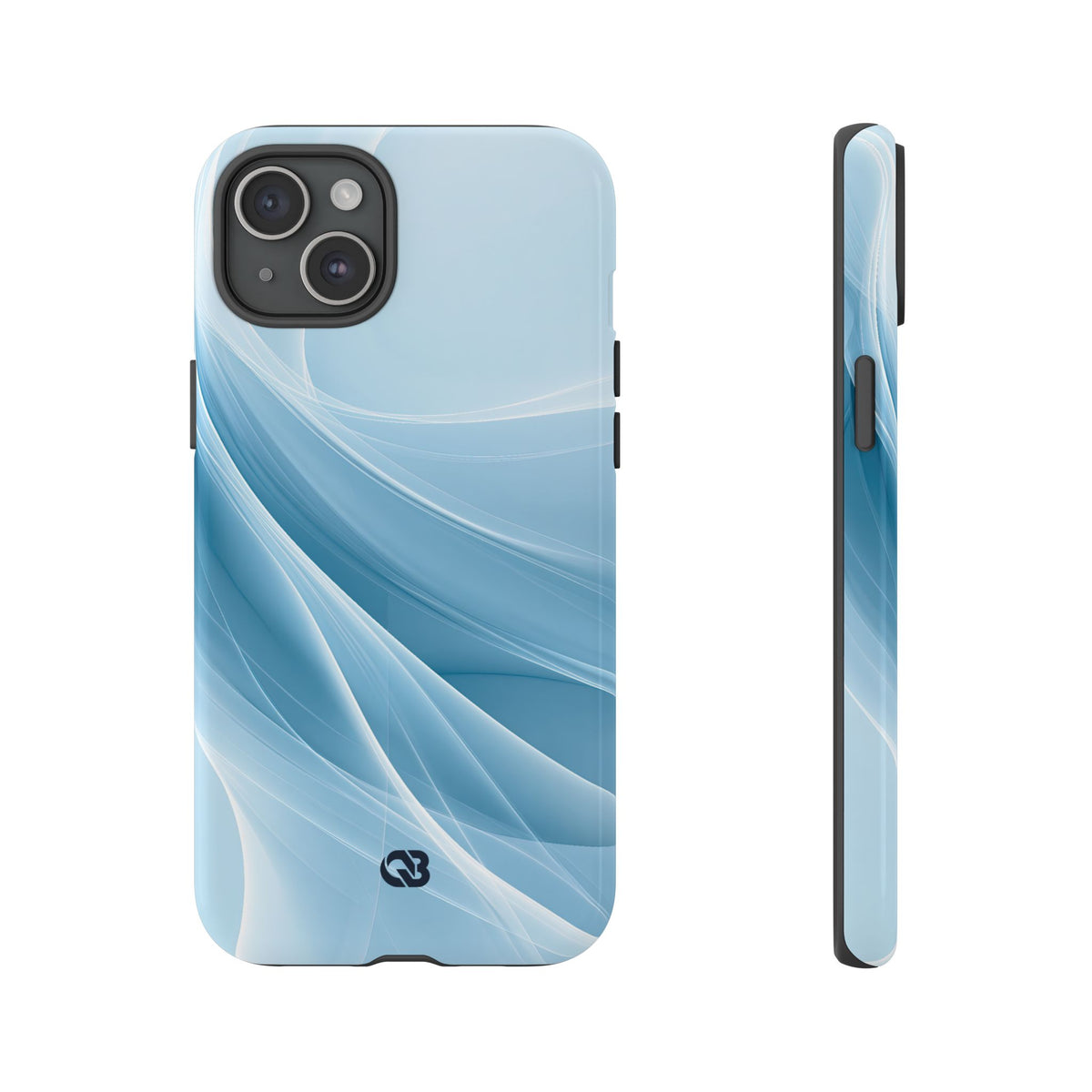 Glacial Ridge Contours · Tough Phone Case for iPhone · Blue