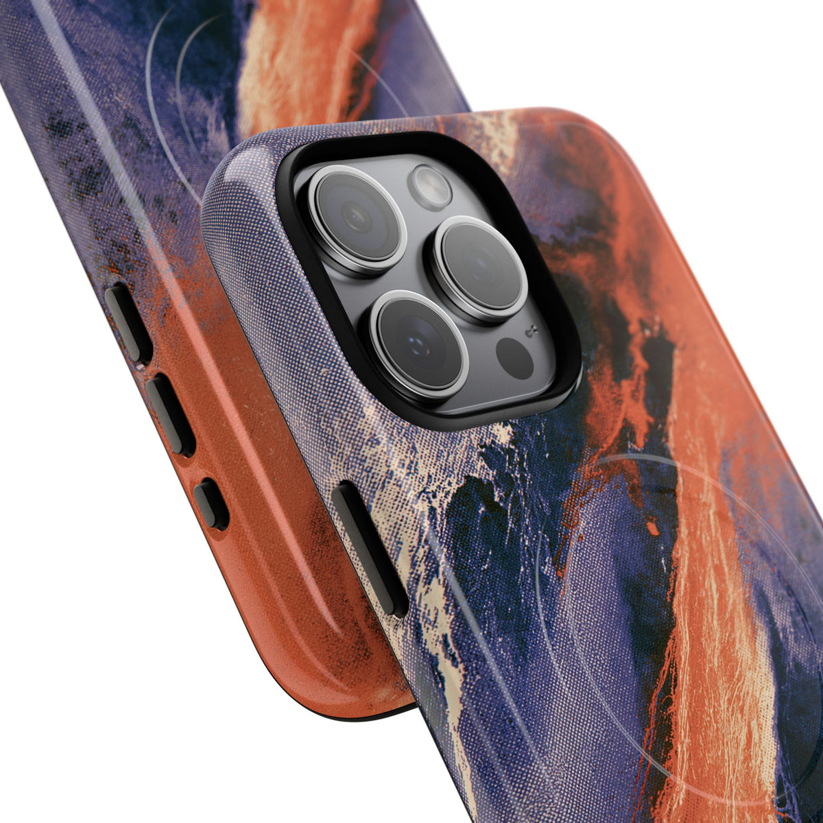 Solar Aura Drift · Tough 2.0 Magnetic Phone Case for iPhone · Orange