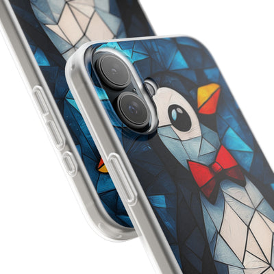 Mosaic Bowtie Penguin · Soft Phone Case for iPhone