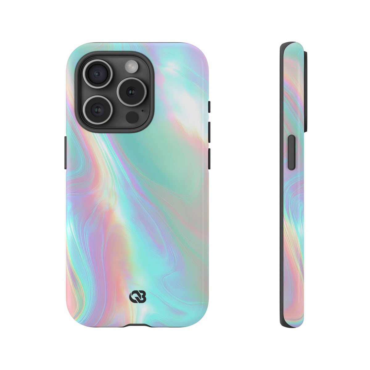 Prismatic Liquid Light · Tough Phone Case for iPhone · Teal