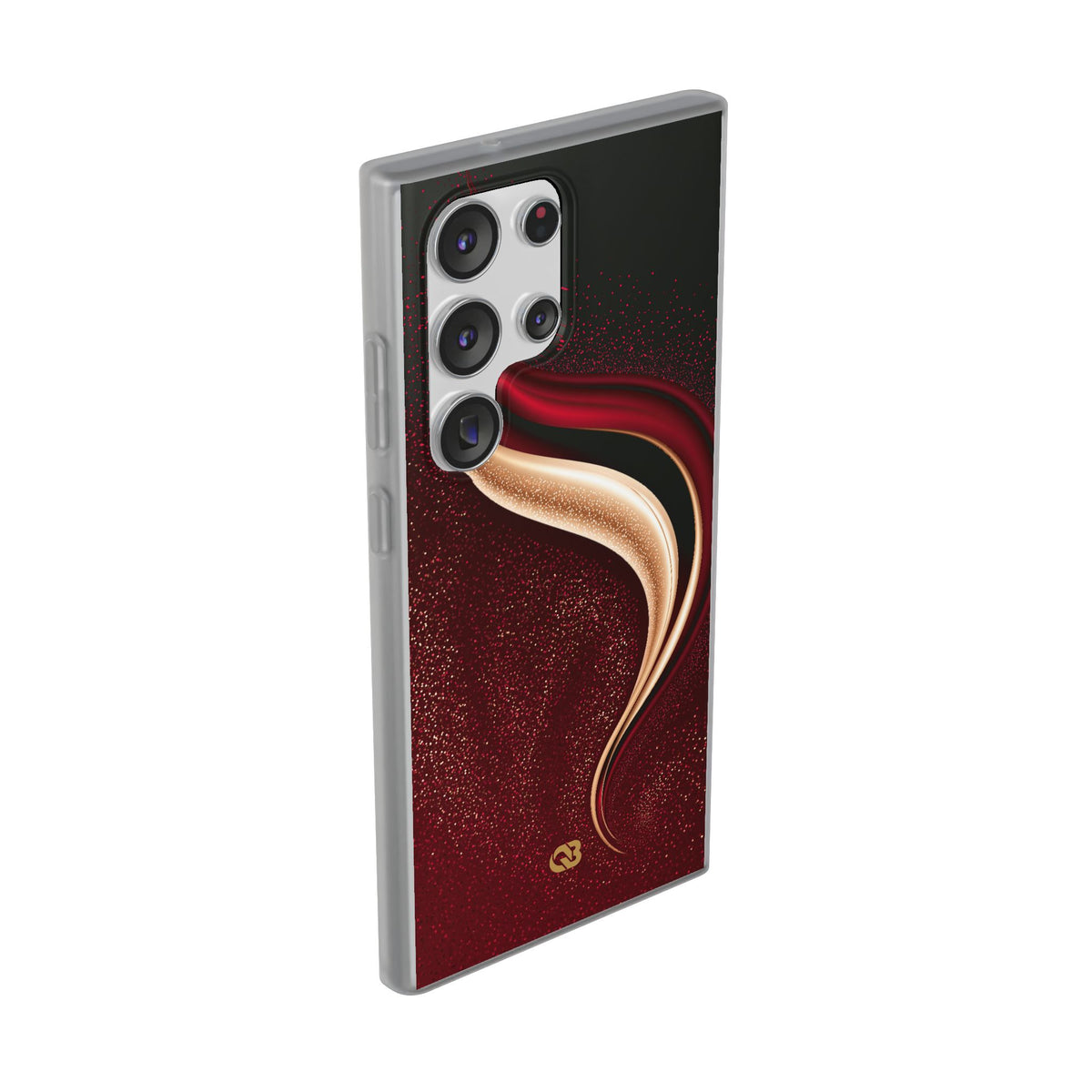 Gilded Crimson Flow · Lite Phone Case for Samsung · Red