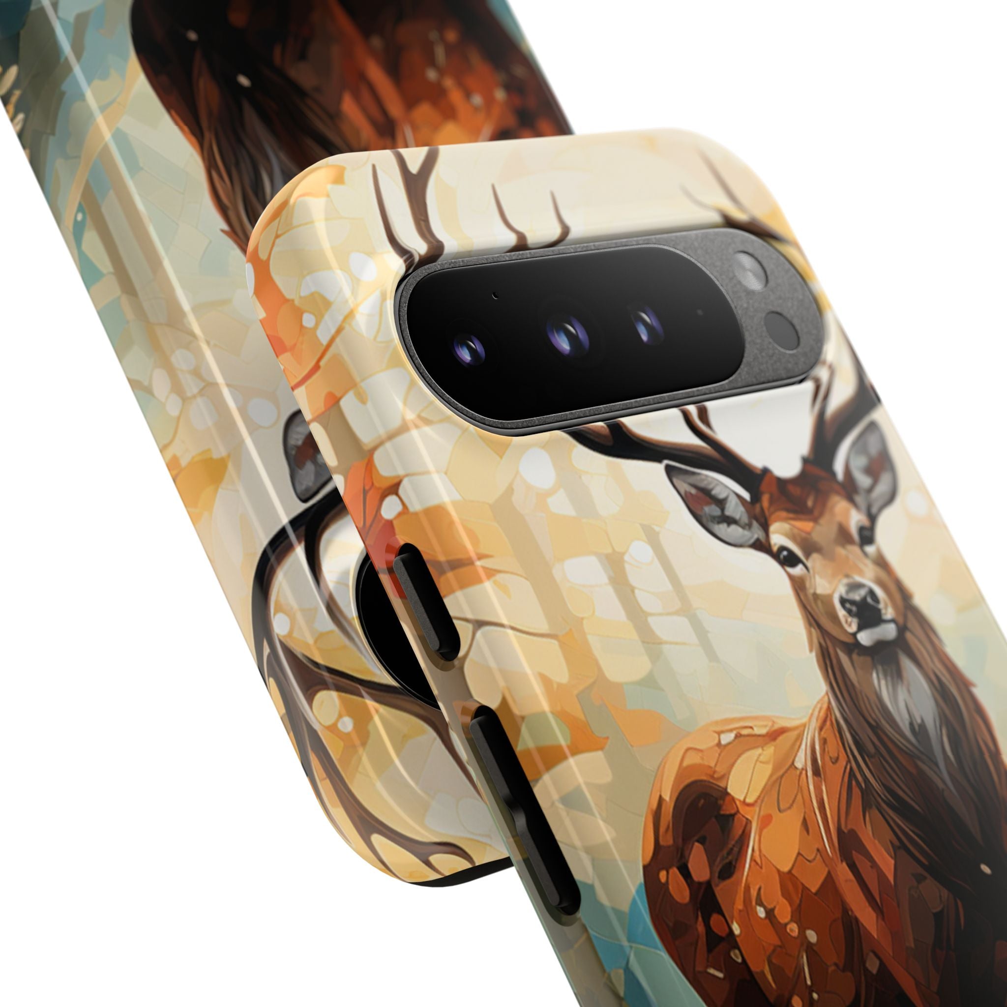 Glowing Stag Google Pixel 9 Pro XL Case - Tough - CASE•BOB