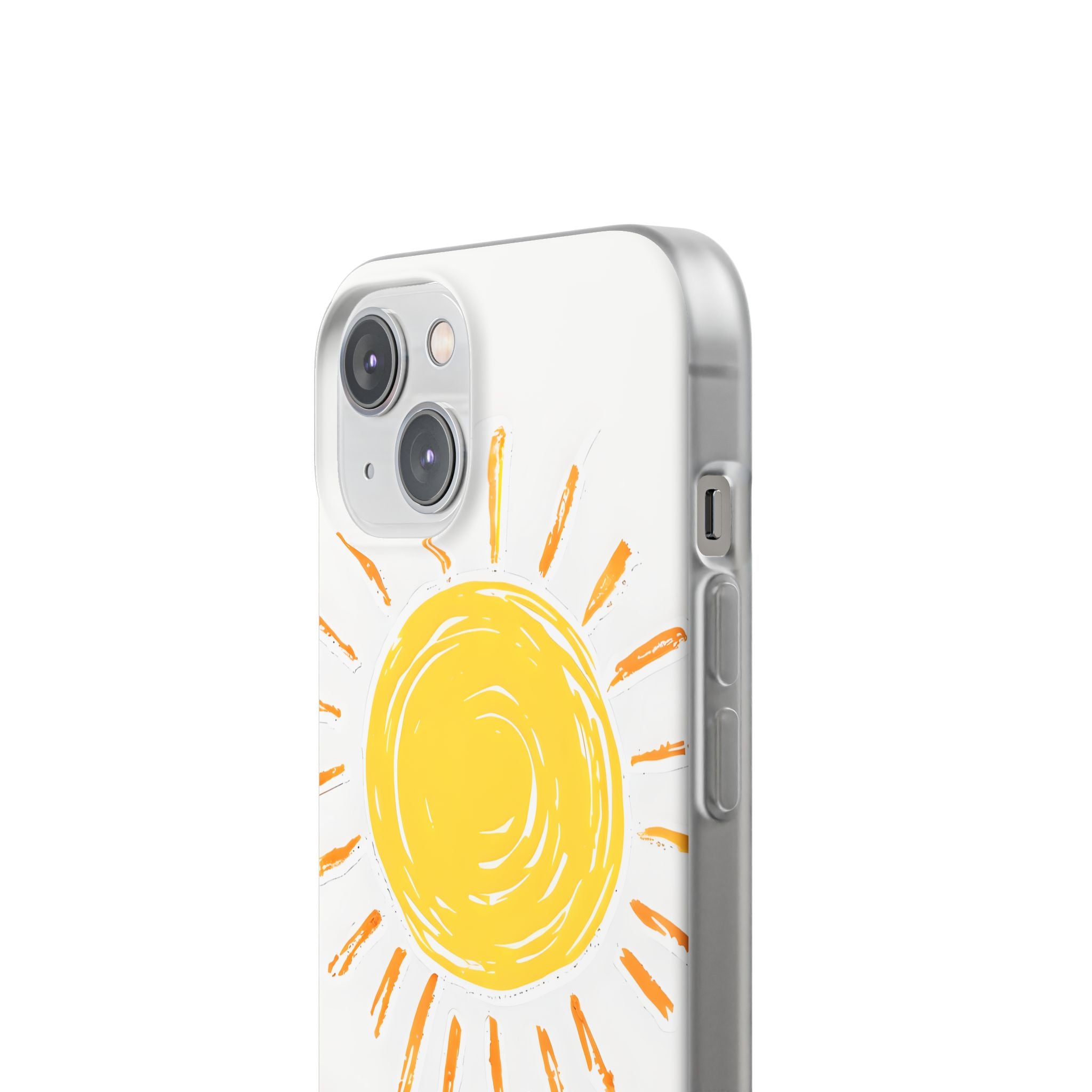 Amber Solar Glow · Soft Phone Case for iPhone