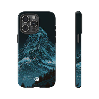 Glacial Alpine Peak · Tough Phone Case for iPhone · Blue