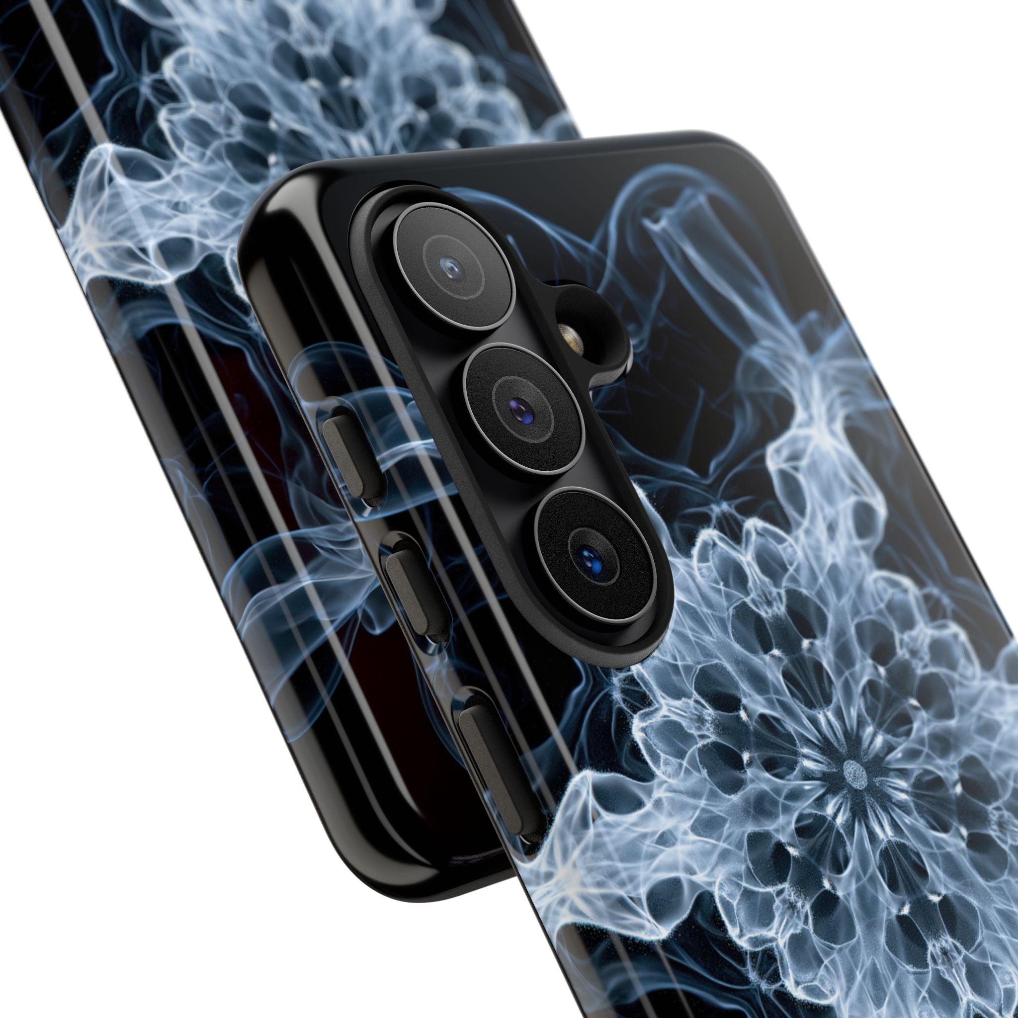 Blue Tough Phone Case for Samsung - Glacial Smoke Crown