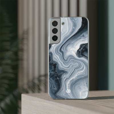 Suminagashi Ink Flow · Lite Phone Case for Samsung · Grey