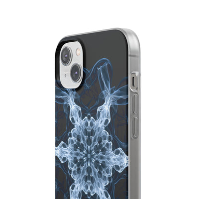 Blue Lite Phone Case for iPhone - Glacial Smoke Crown