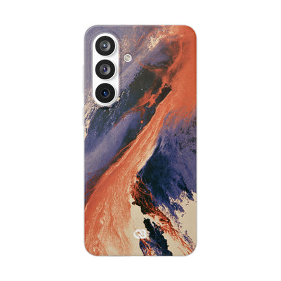 Solar Aura Drift · Lite Phone Case for Samsung · Orange